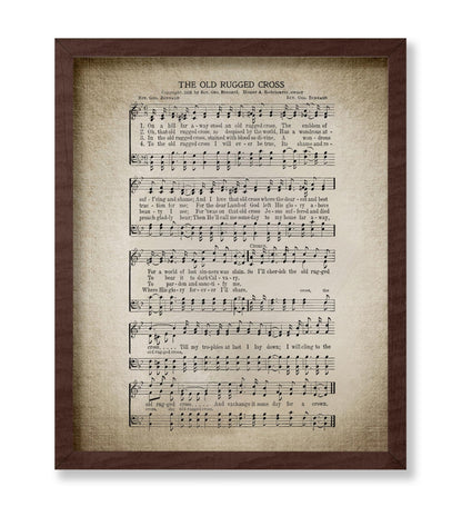 The Old Rugged Cross Hymnal Sheet No2