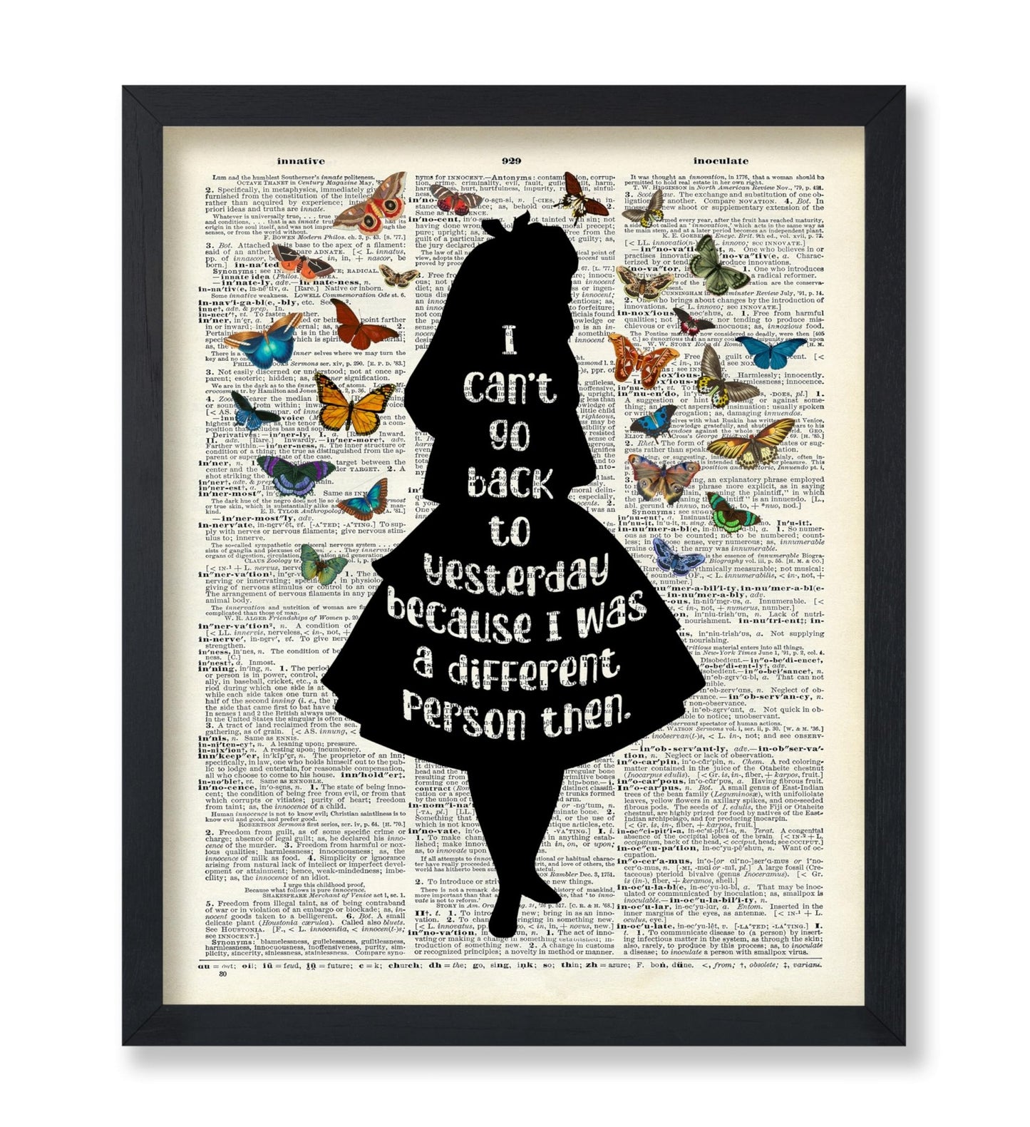 Alice In Wonderland I Can't Go Back To Yesterday No1