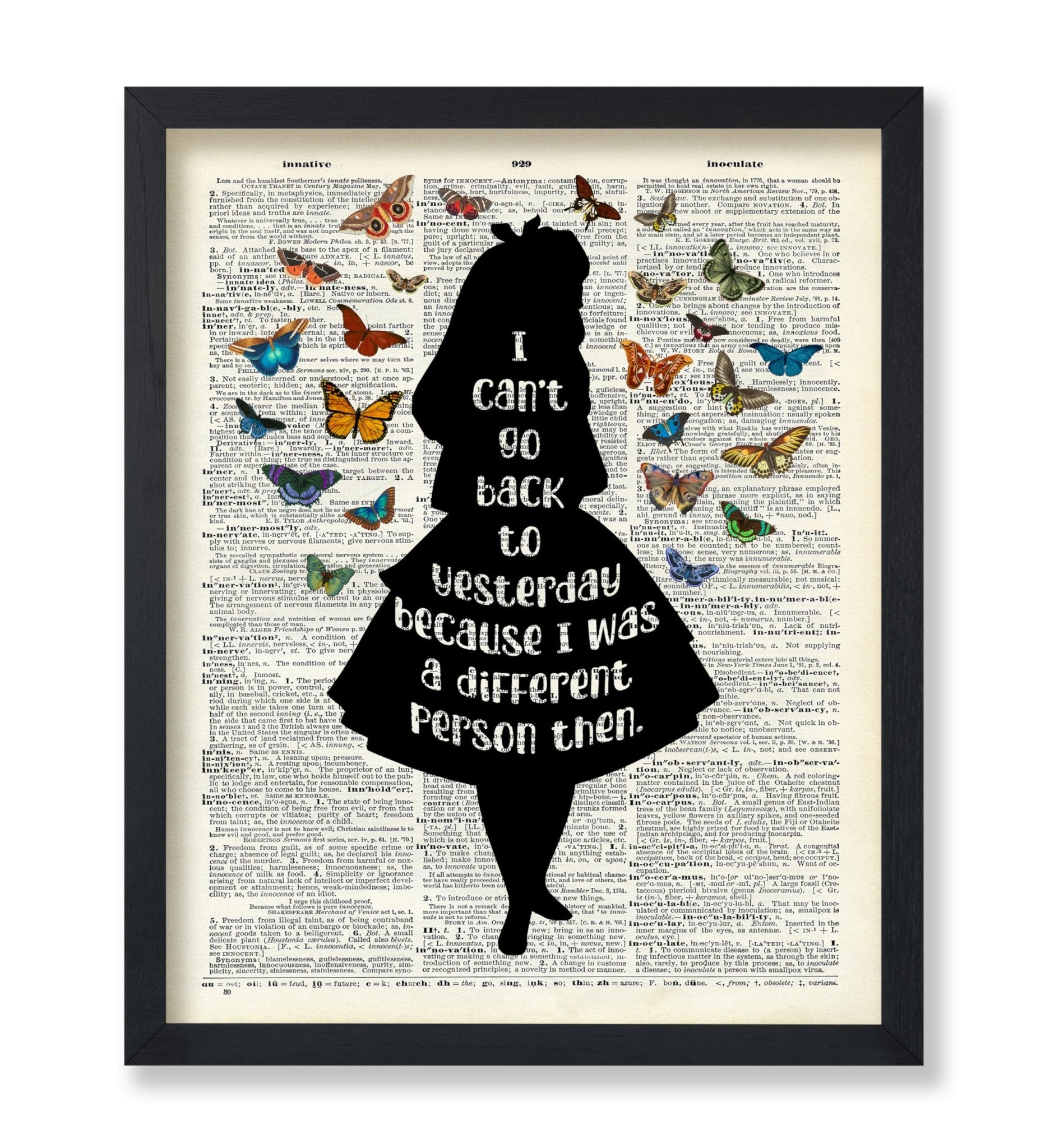 Alice In Wonderland I Can't Go Back To Yesterday No1