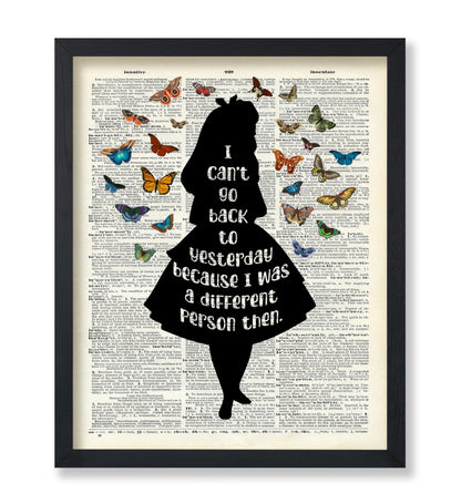 Alice In Wonderland I Can't Go Back To Yesterday No1