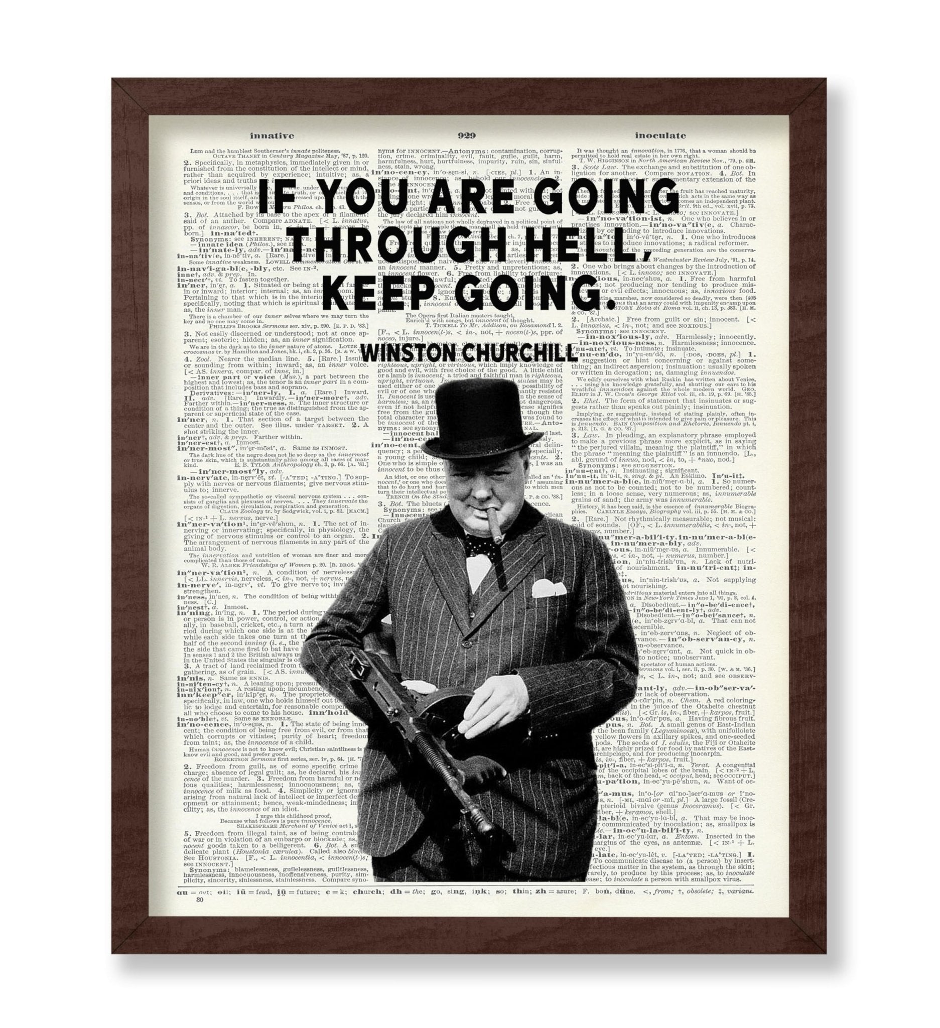 Winston Churchill - Keep Going