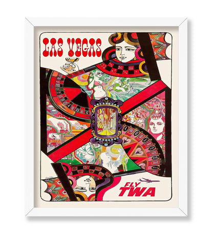 Las Vegas Queen Playing Card