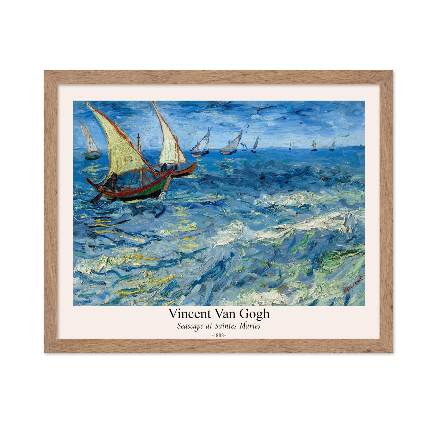 Van Gogh - Seascape at Saintes Maries