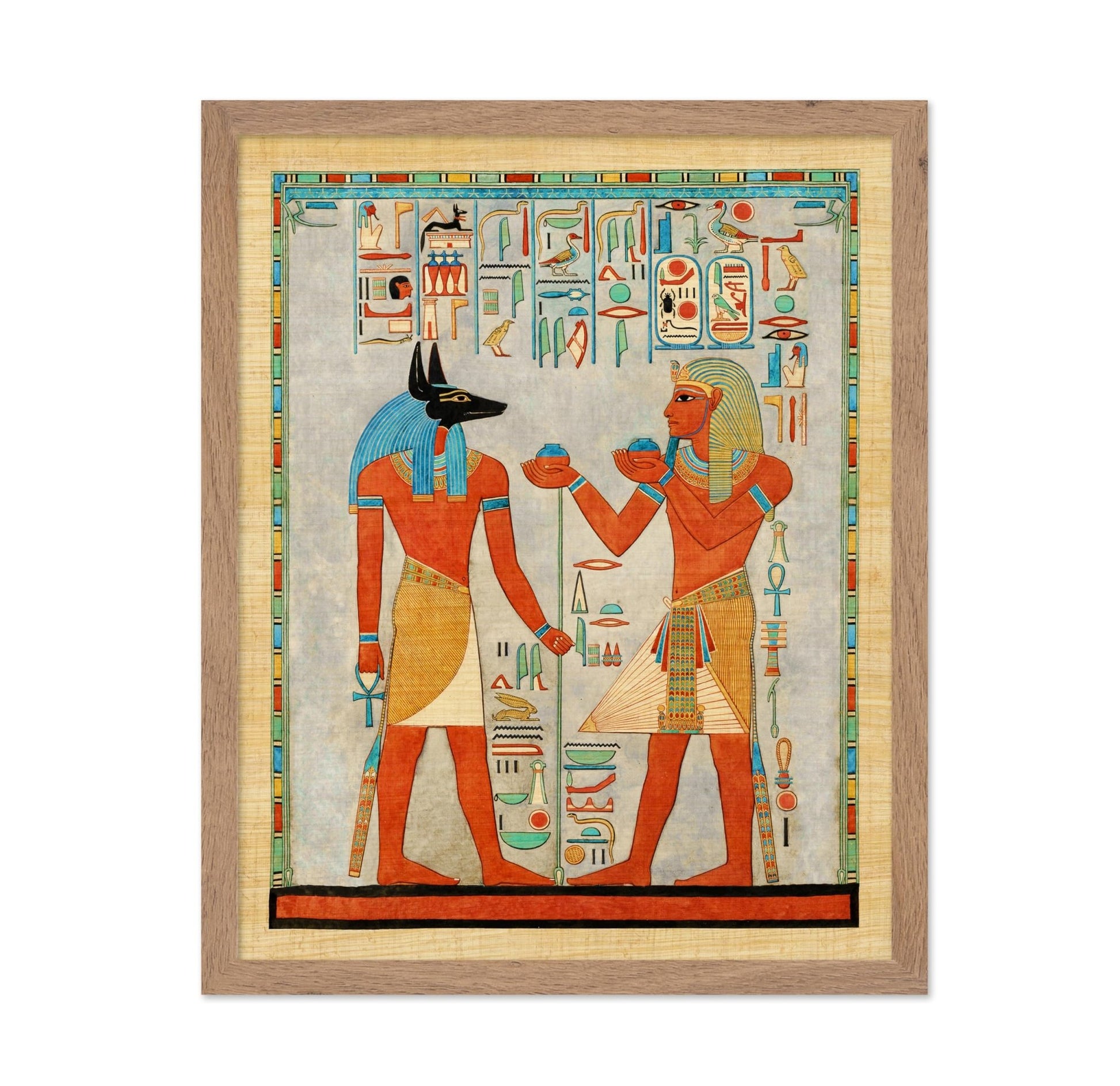 The King with Anubis, Tomb of Haremhab