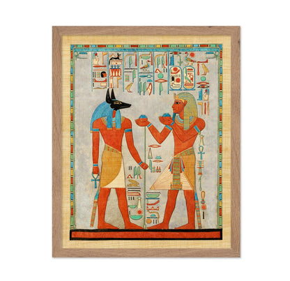 The King with Anubis, Tomb of Haremhab