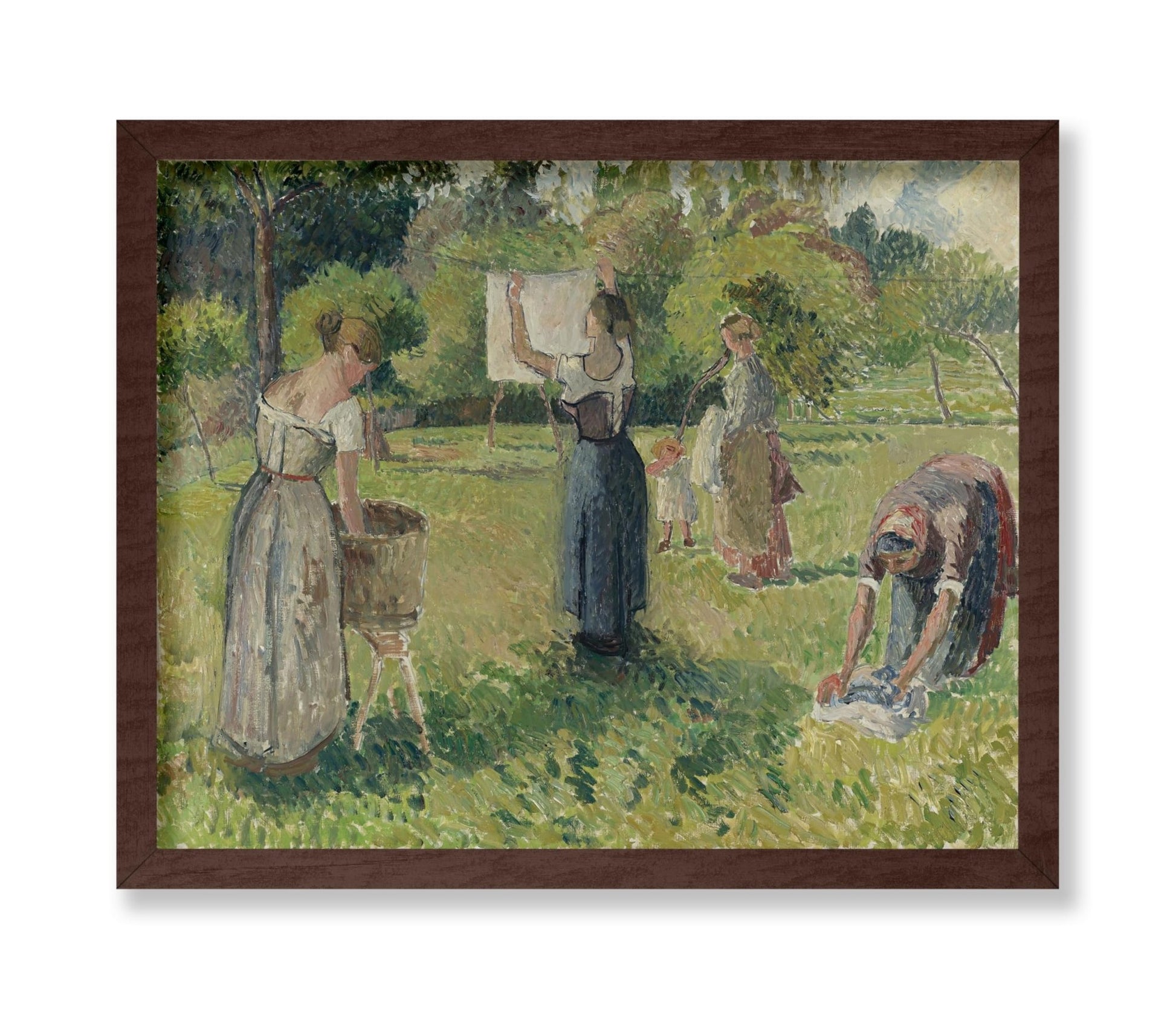 Camille Pissarro - Les Laveuses a Eragny