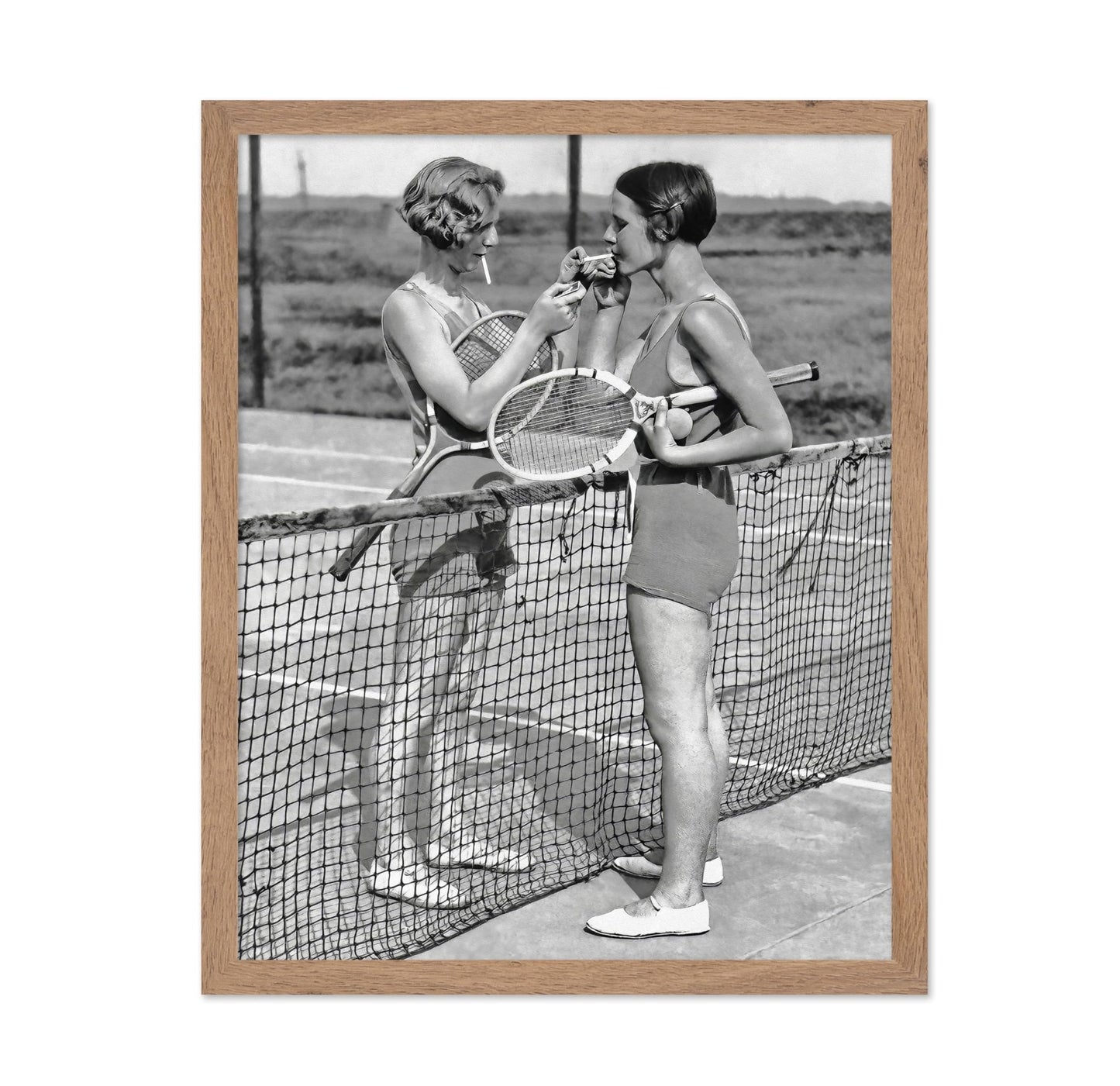 Smoking Tennis Girls