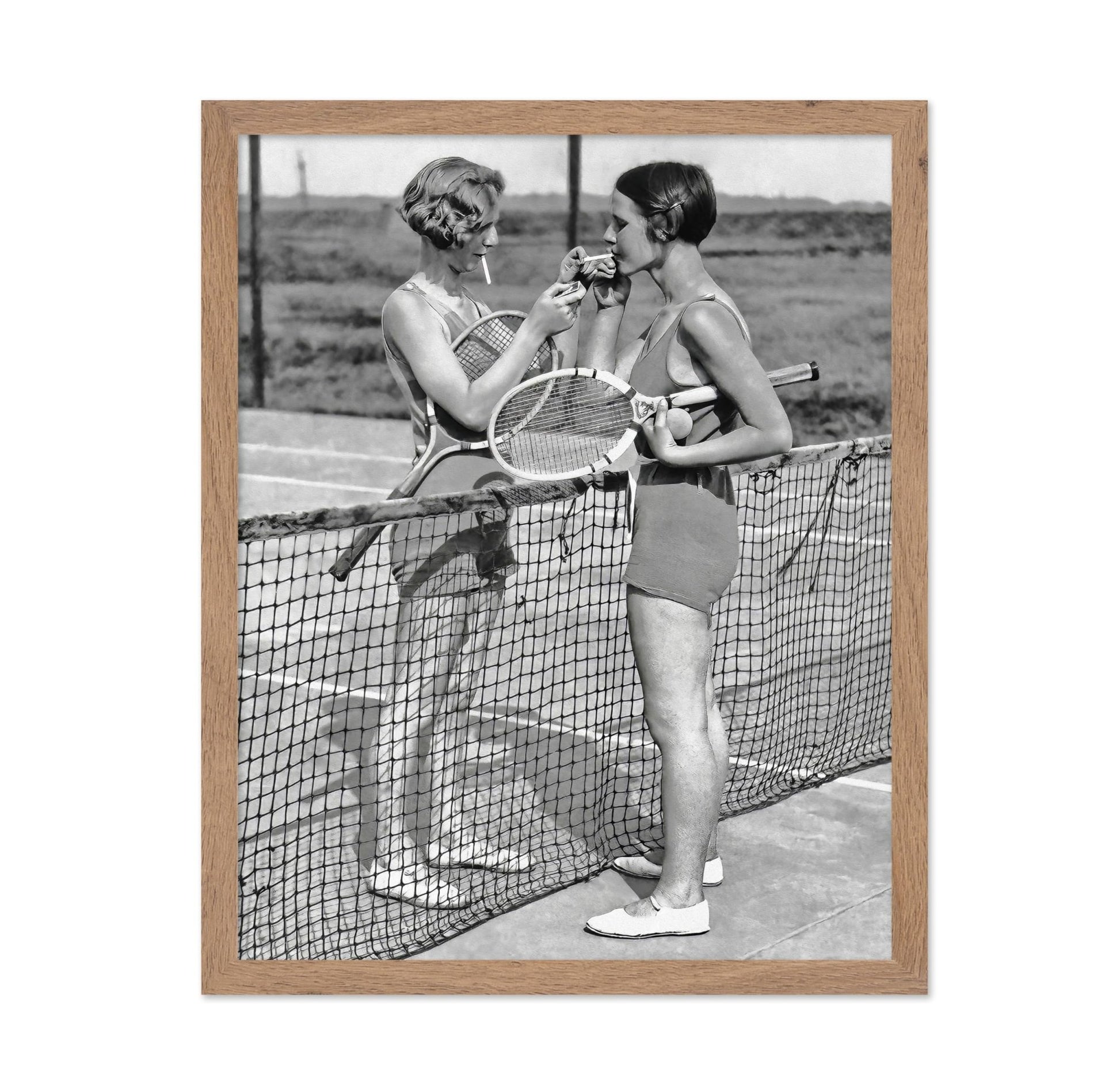 Smoking Tennis Girls