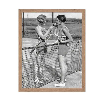 Smoking Tennis Girls