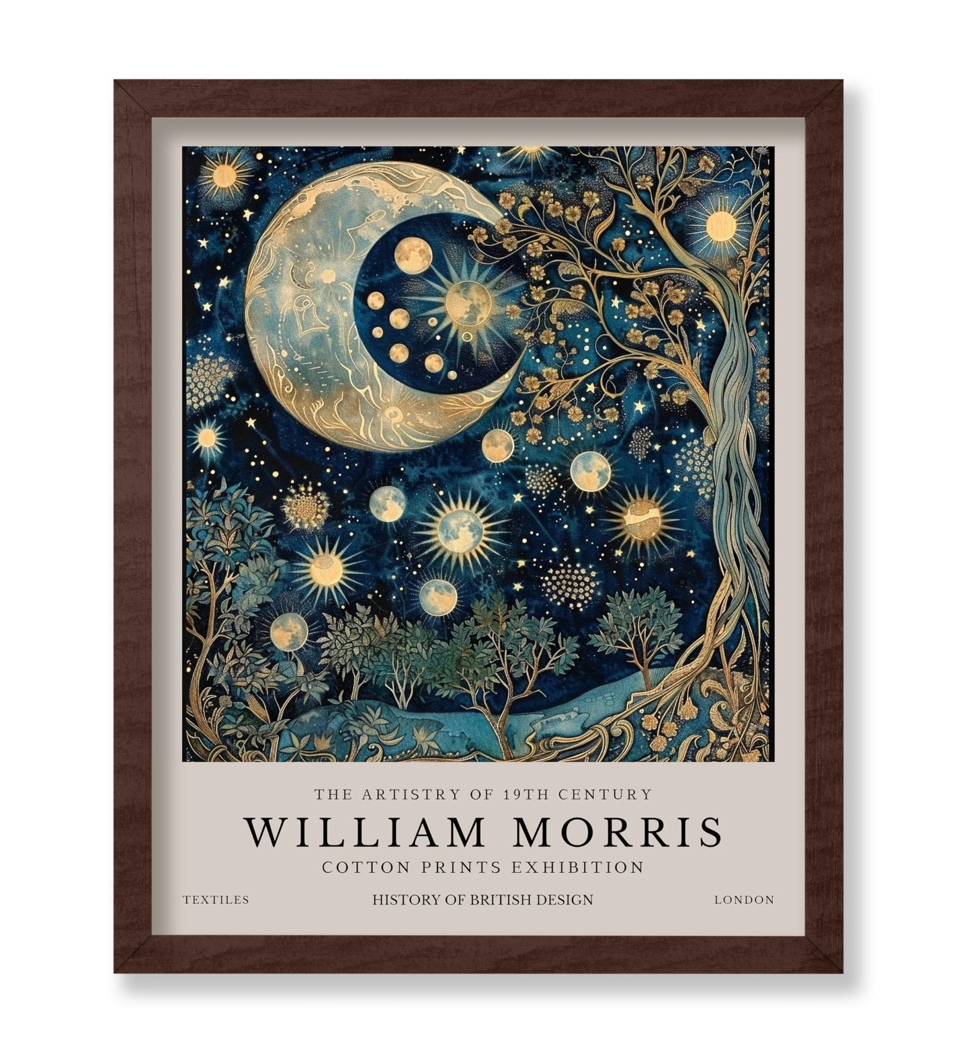 William Morris - Moon & Stars No4