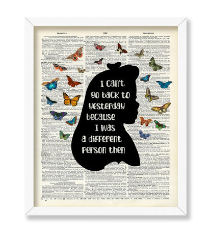 Alice In Wonderland I Can't Go Back To Yesterday No3