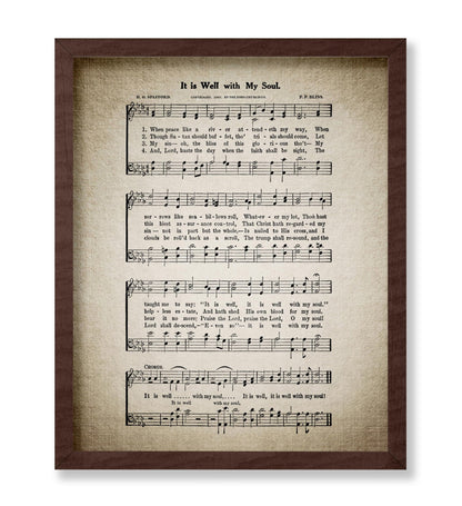 It Is Well With My Soul Hymnal Sheet No2
