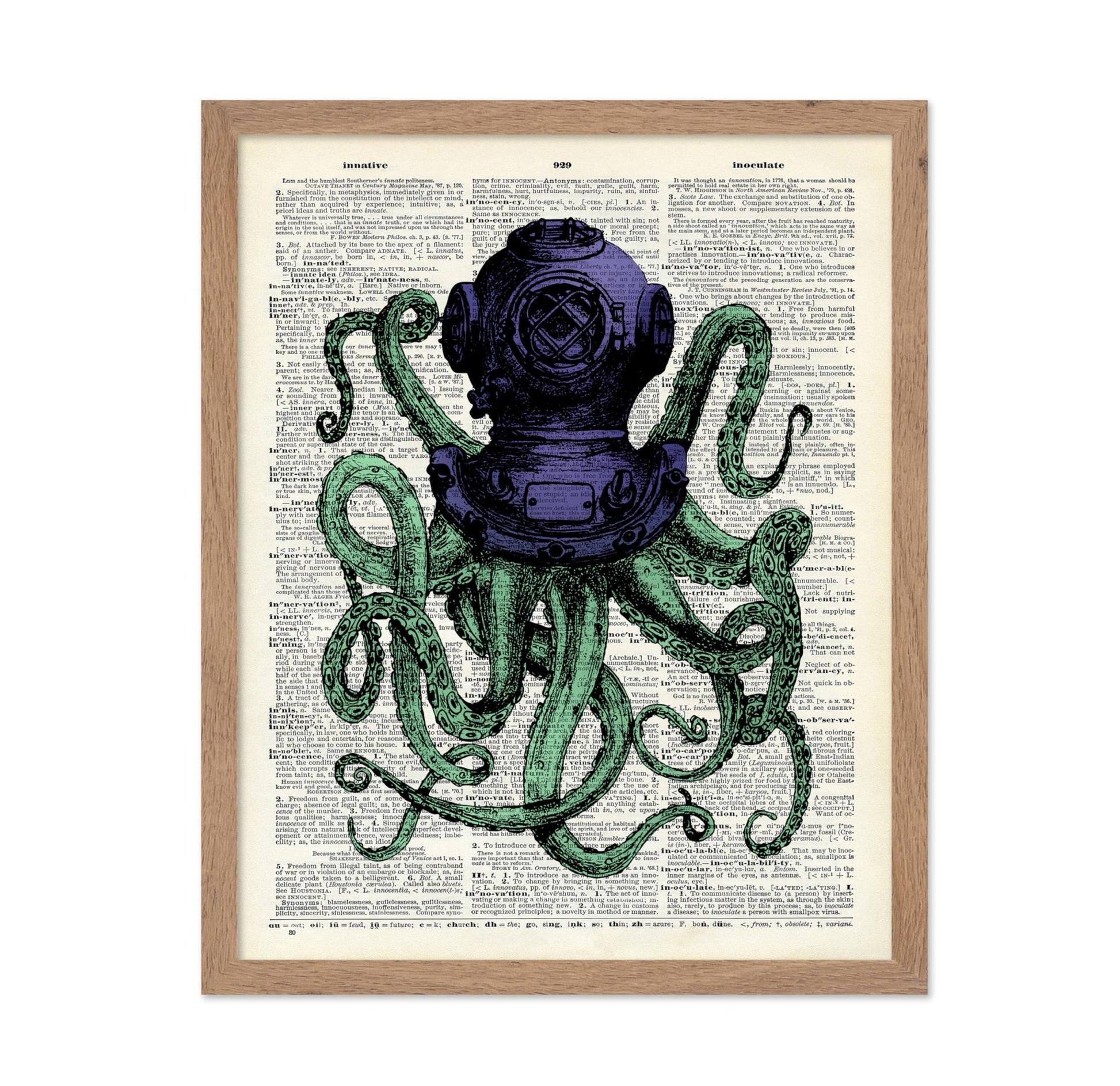 Kraken With Helmet