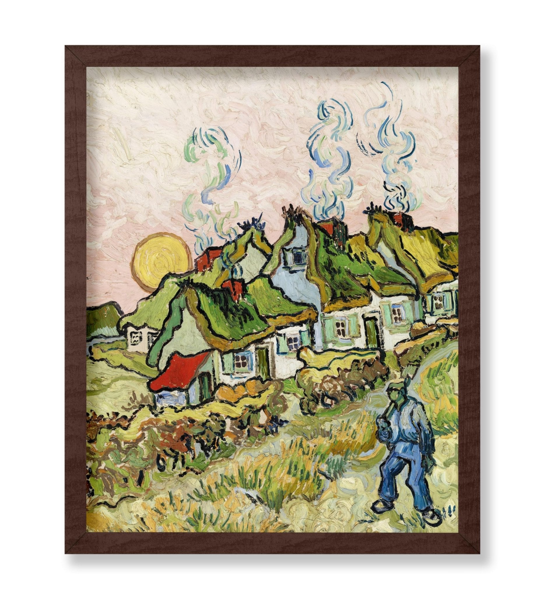 Van Gogh - Houses and Figure