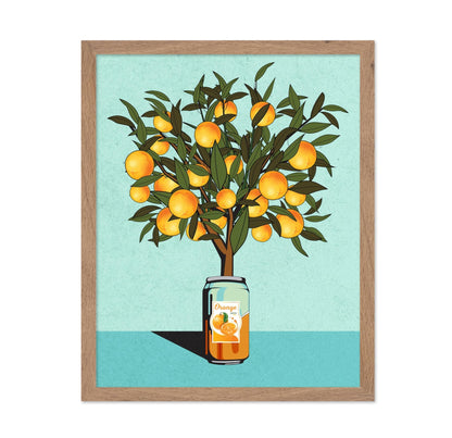Orange Tree & Can