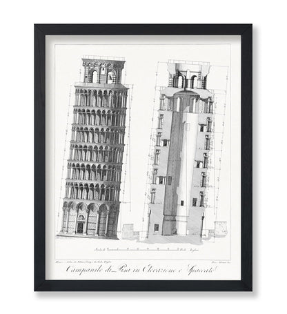 Leaning Tower of Pisa Blueprint