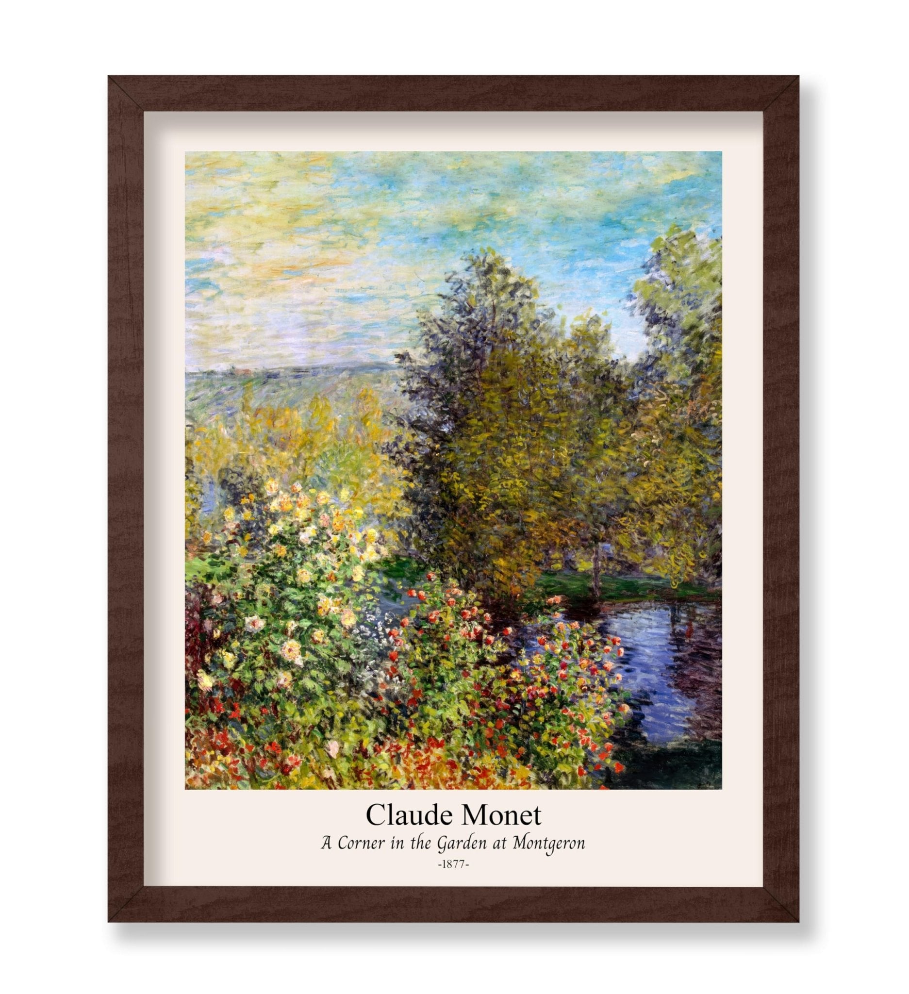 Claude Monet - A Corner in the Garden