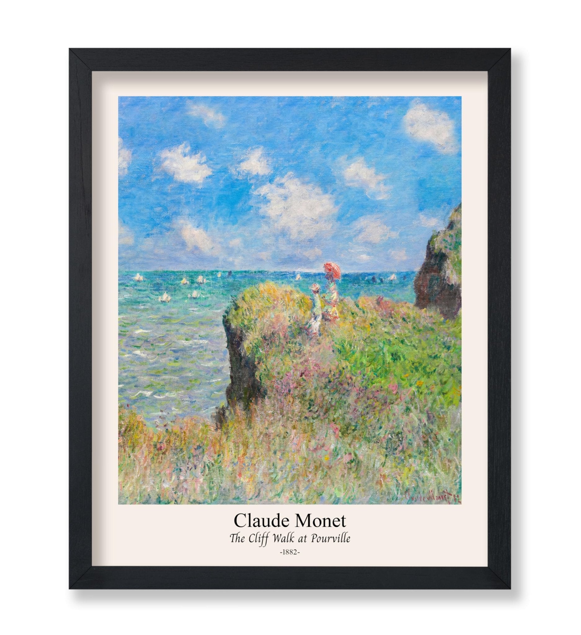 Claude Monet - Cliff Walk at Pourville