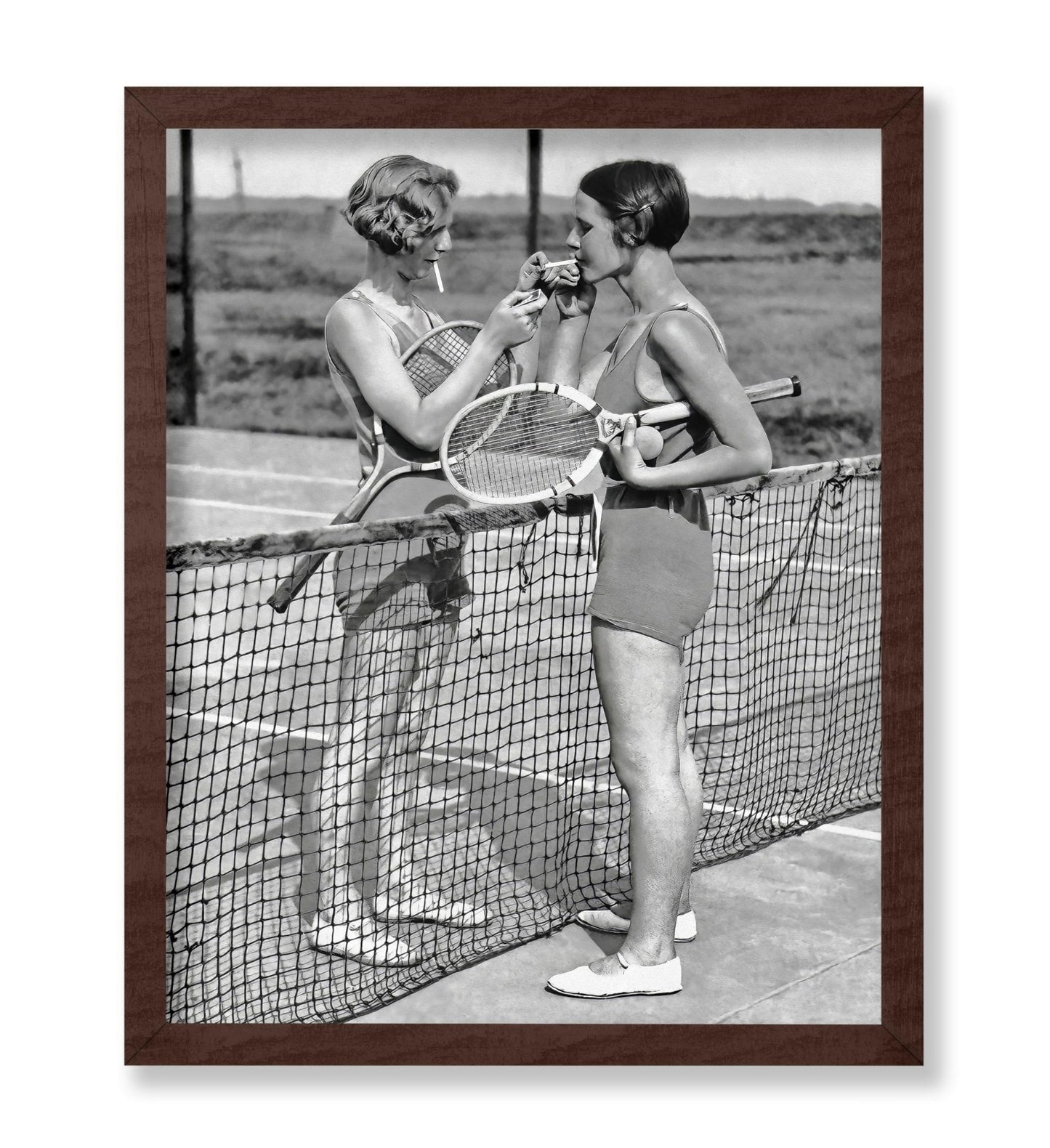 Smoking Tennis Girls