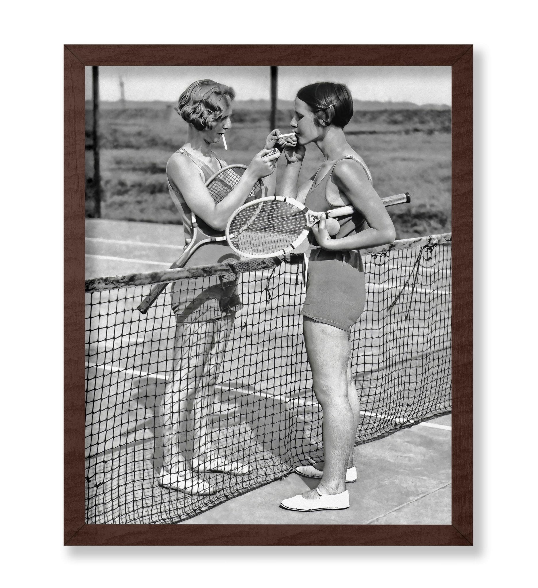 Smoking Tennis Girls