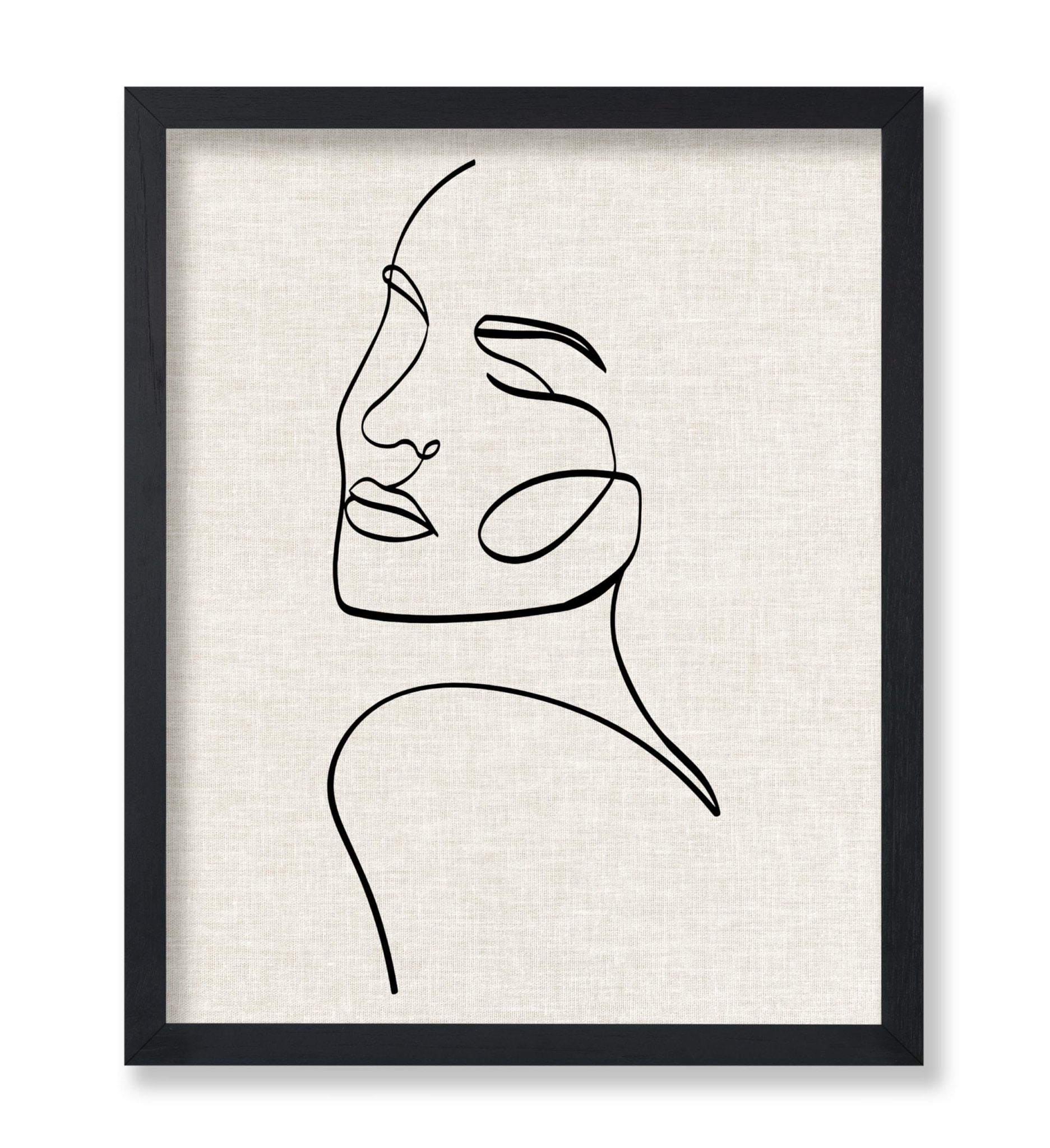 Woman Face Outline No2