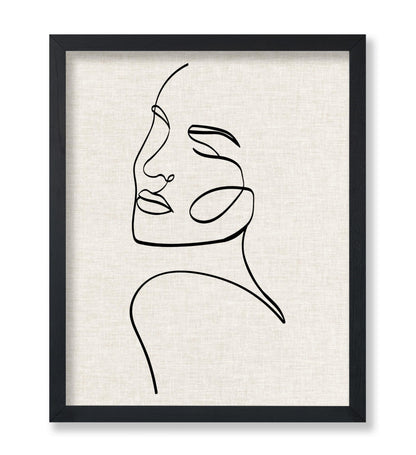 Woman Face Outline No2