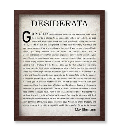 Desiderata Quote