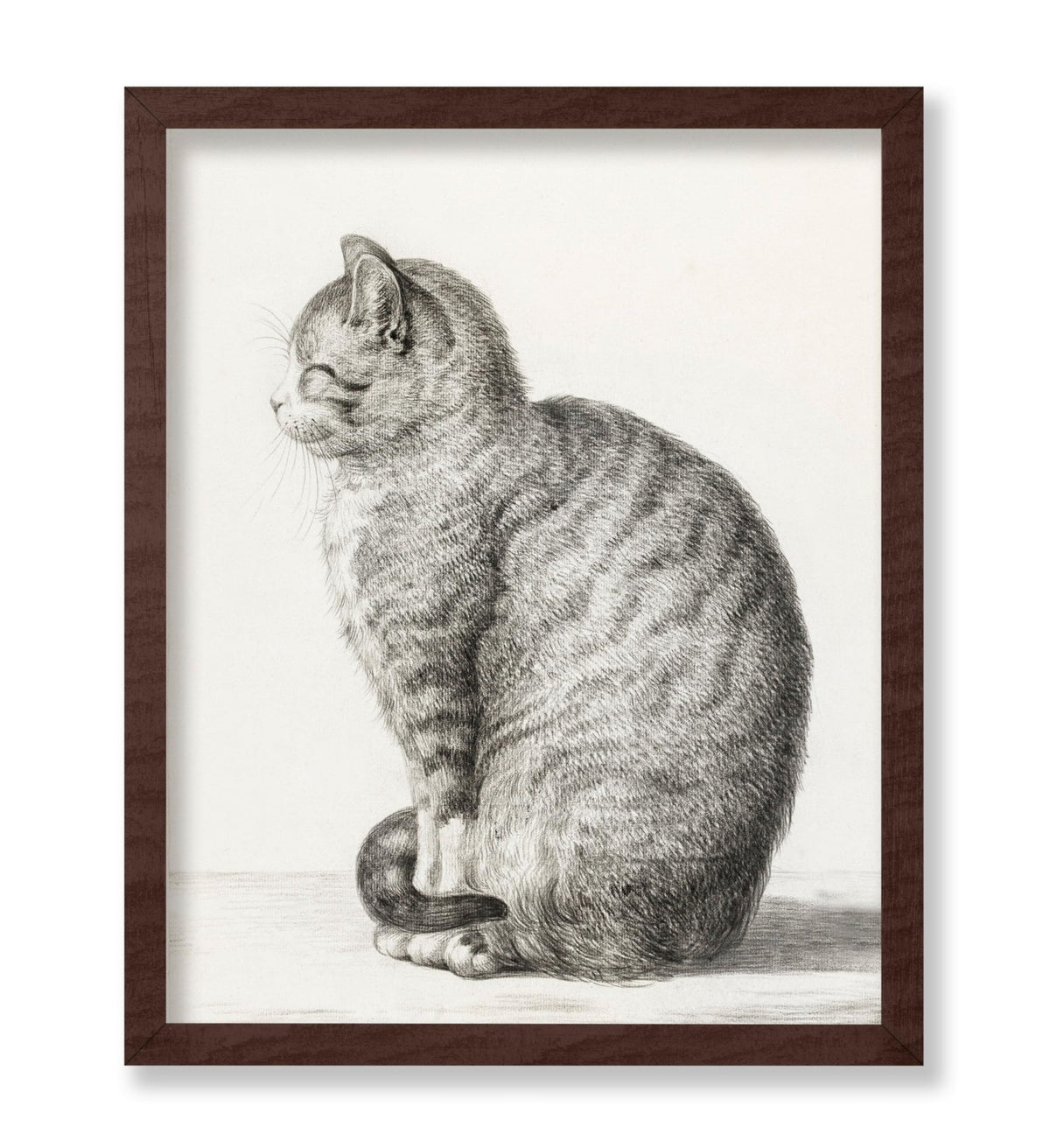 Jean Bernard - Sitting Cat, Facing Left