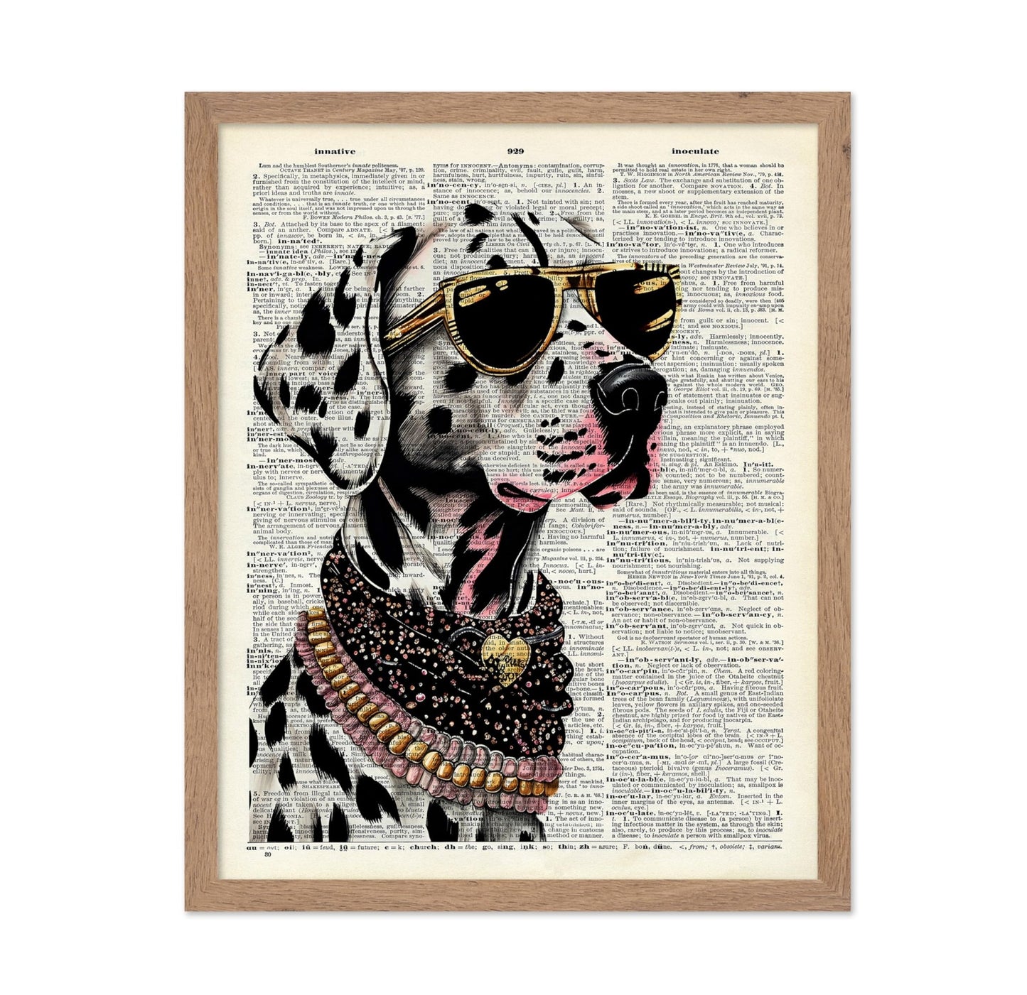 Dalmatian in Glasses No3