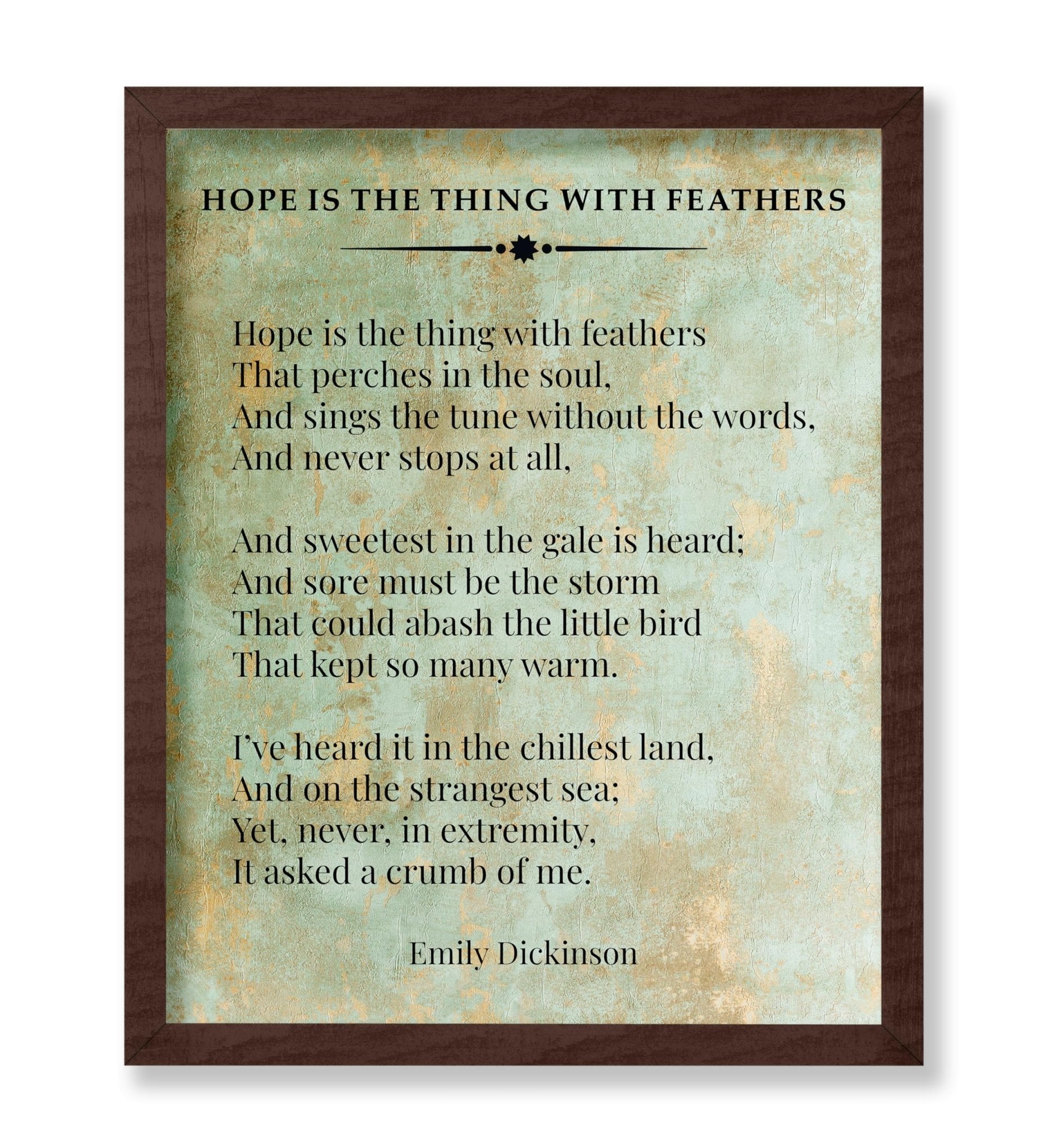 Hope is The Thing with Feathers