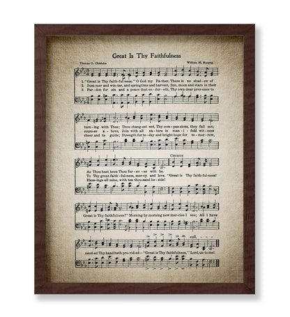 Great Is Thy Faithfulness Hymnal Sheet No2