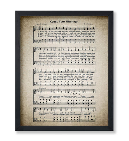 Count Your Blessings Hymnal Sheet