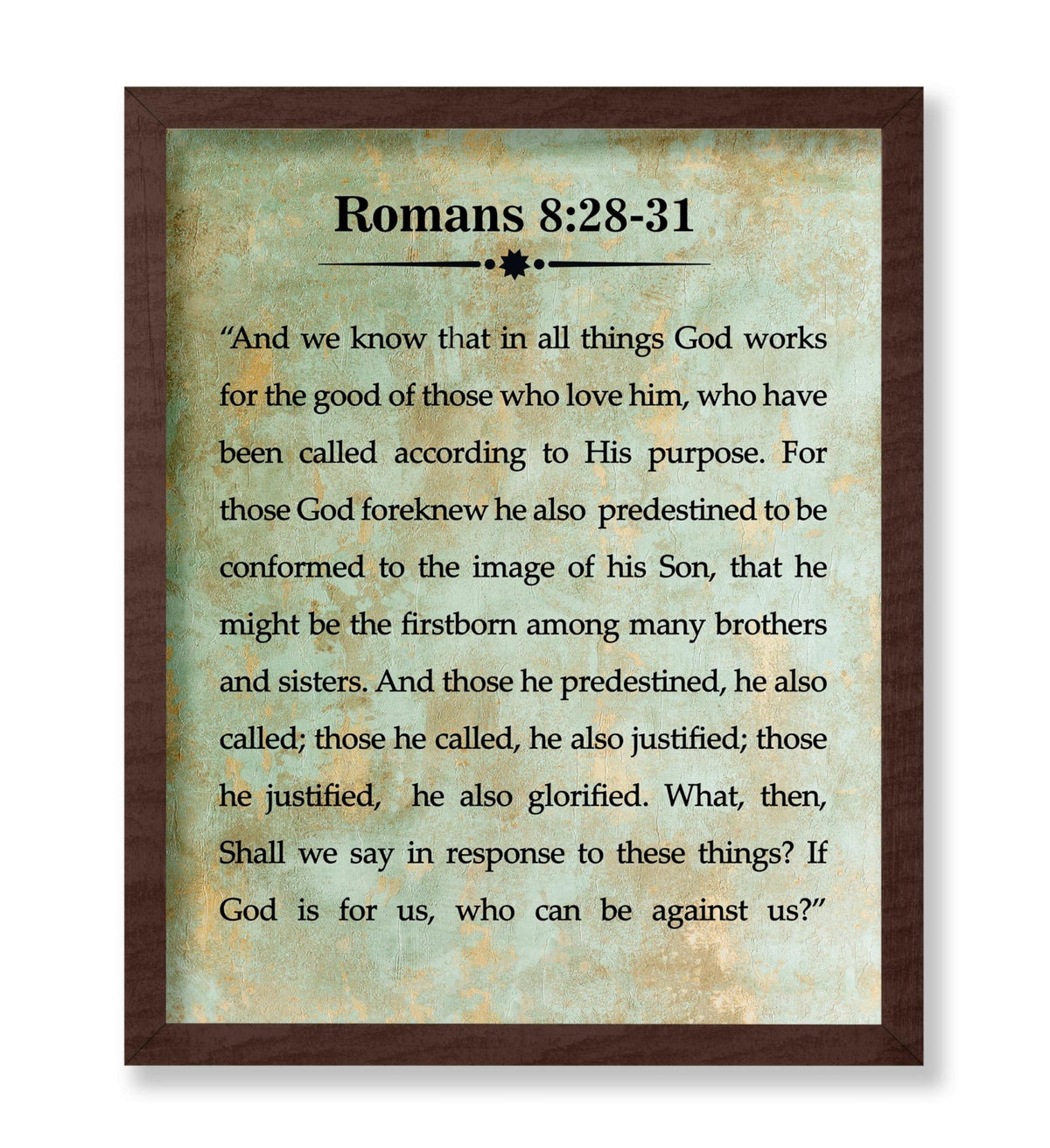 Romans 8:28-31