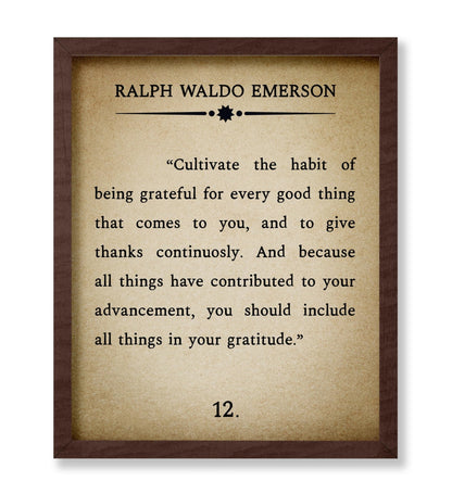 Habit of Being Grateful