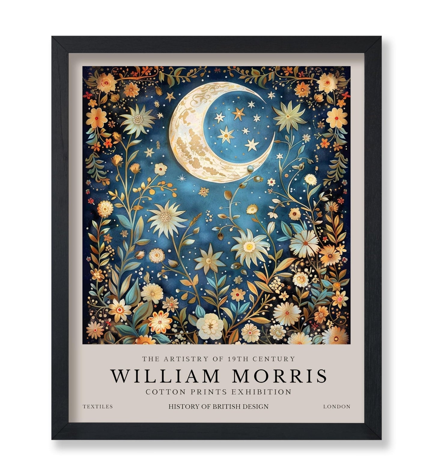 William Morris - Moon & Stars No3
