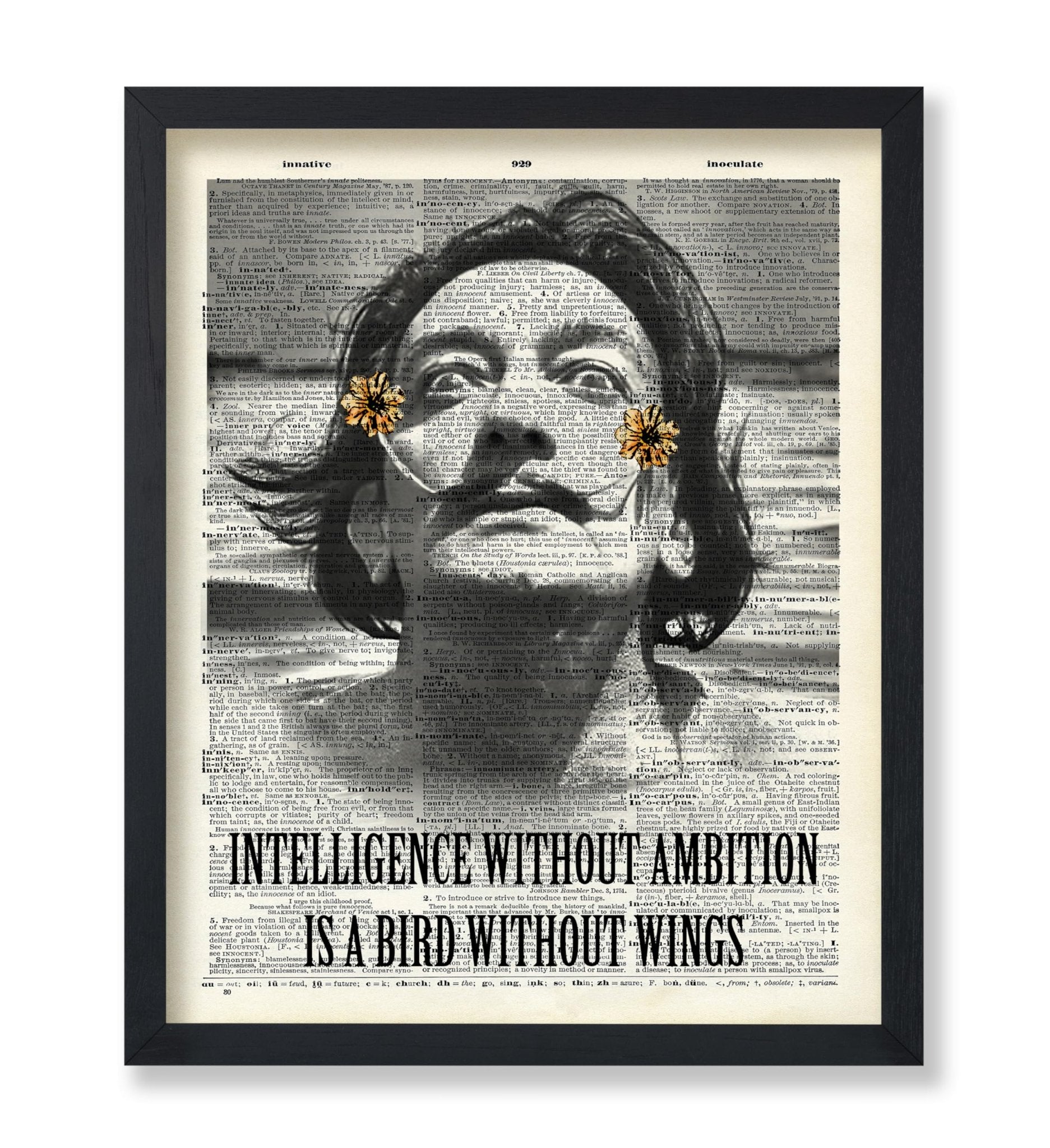 Salvador Dali - Intelligence Without Ambition Is A Bird Without Wings