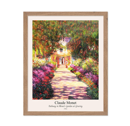 Claude Monet - Pathway in Monet's Garden