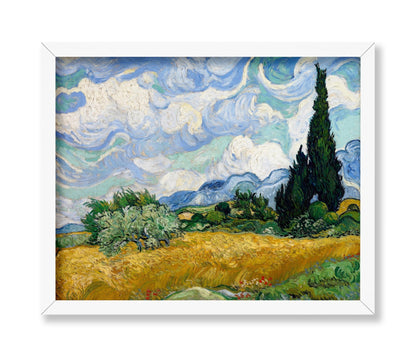 Van Gogh - Wheat Field with Cypresses No4