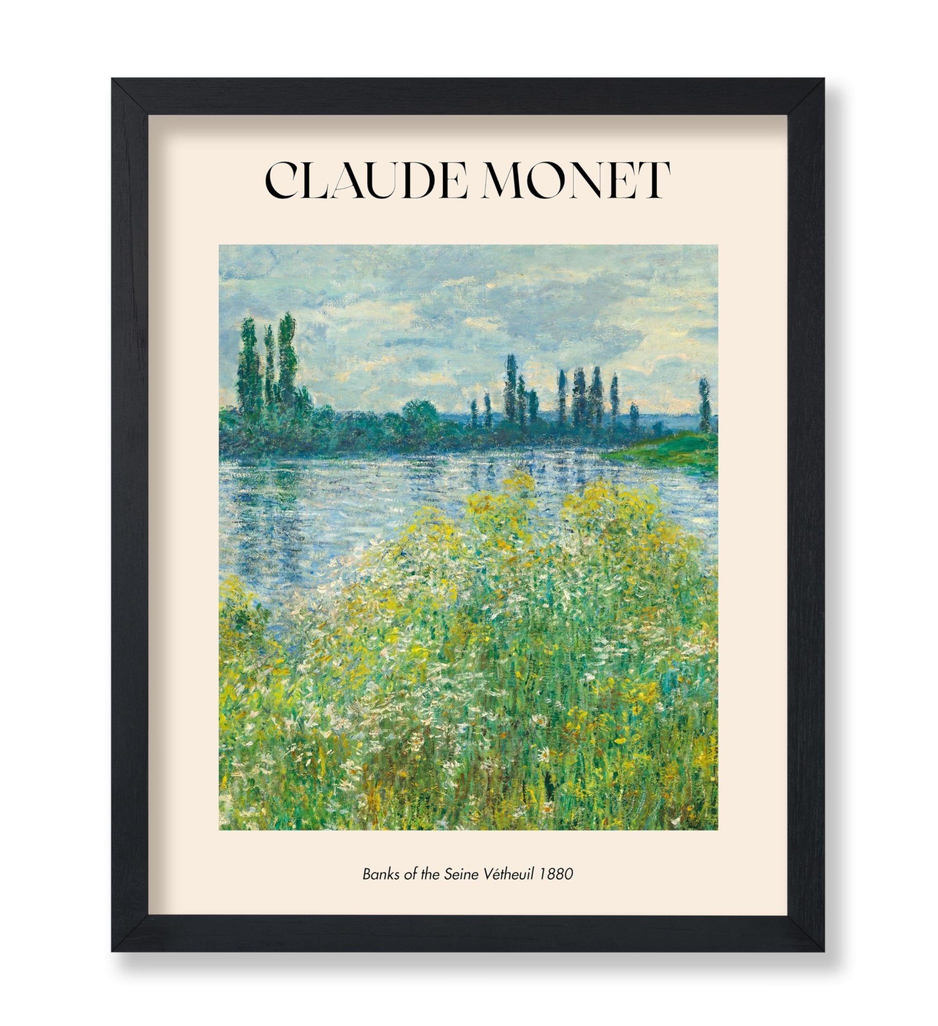Claude Monet - Banks of the Seine, Vetheuil