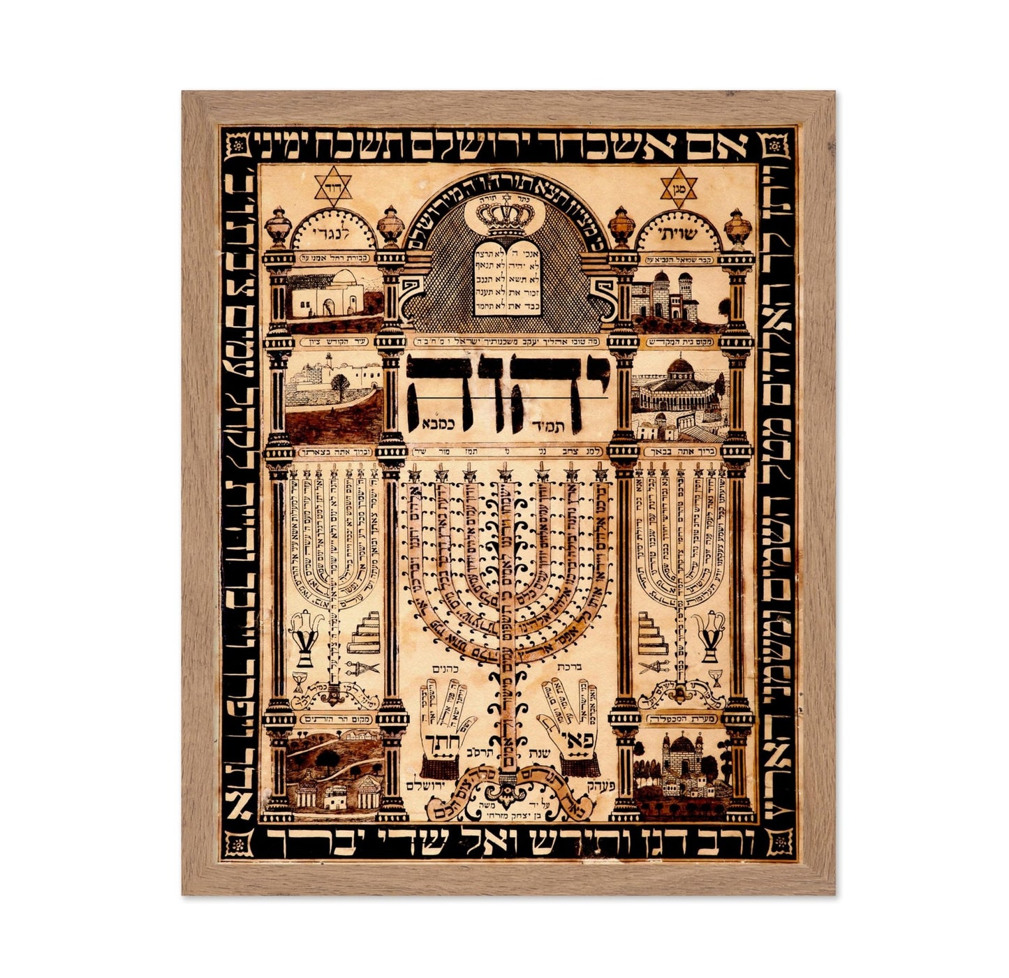 Kabbalah Amulet Hebrew Talisman