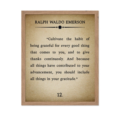 Habit of Being Grateful