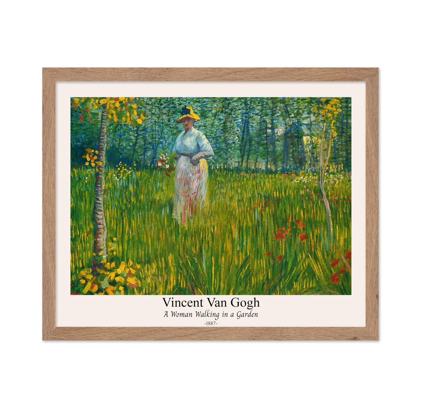Van Gogh - A Woman Walking in a Garden No1