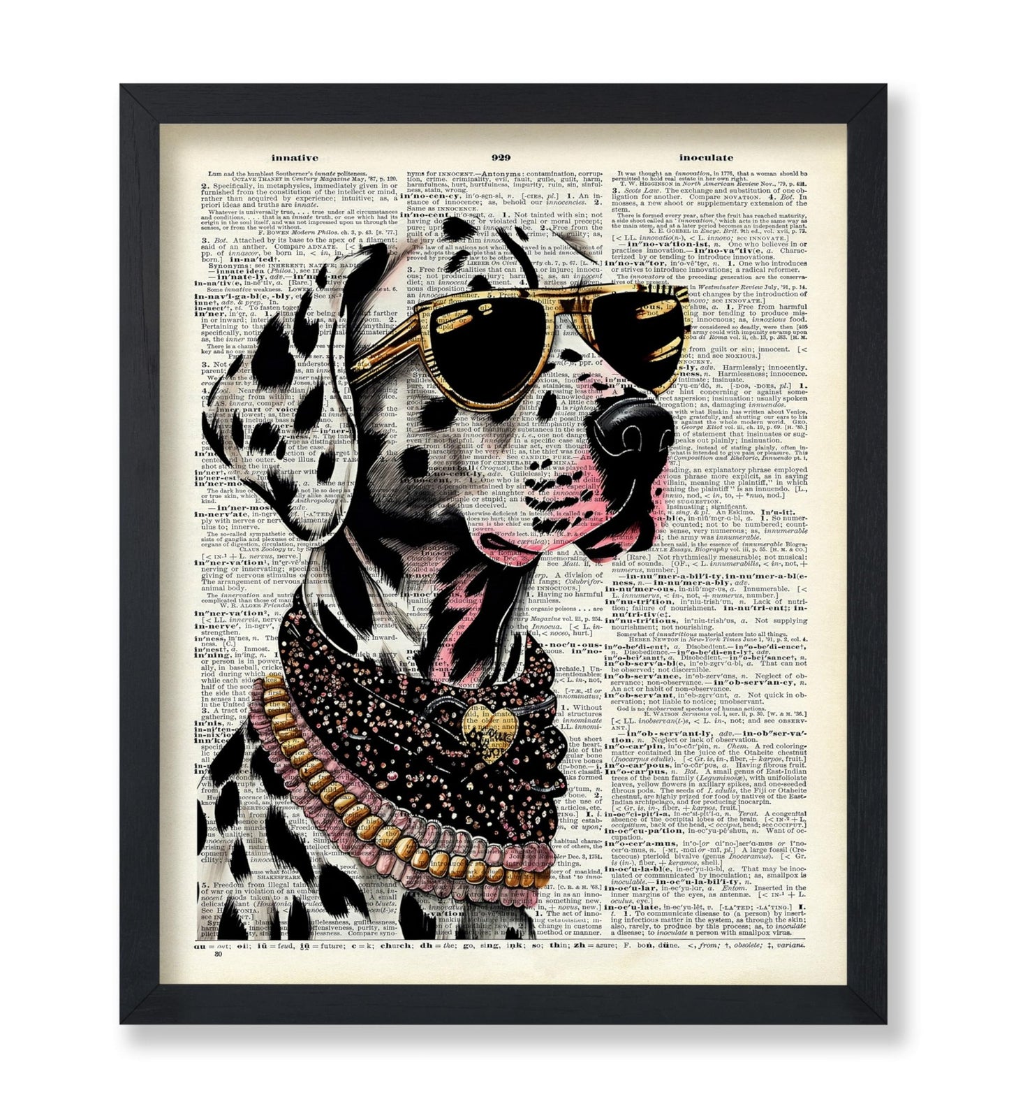 Dalmatian in Glasses No3