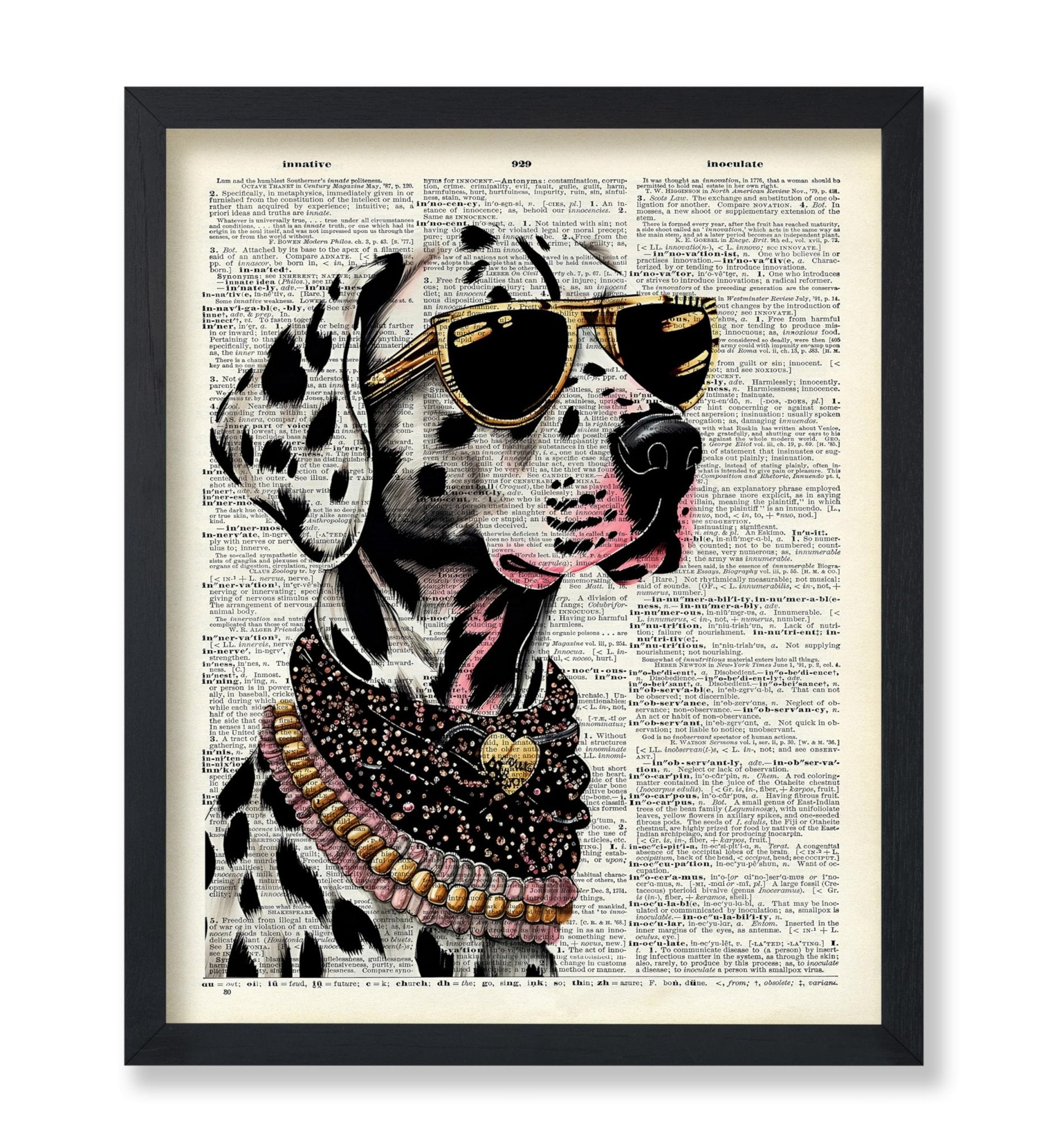 Dalmatian in Glasses No3