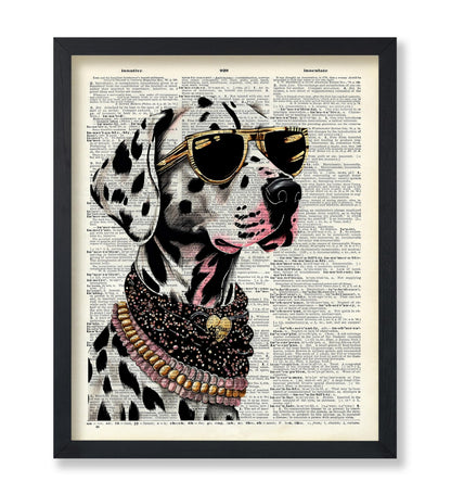 Dalmatian in Glasses No3