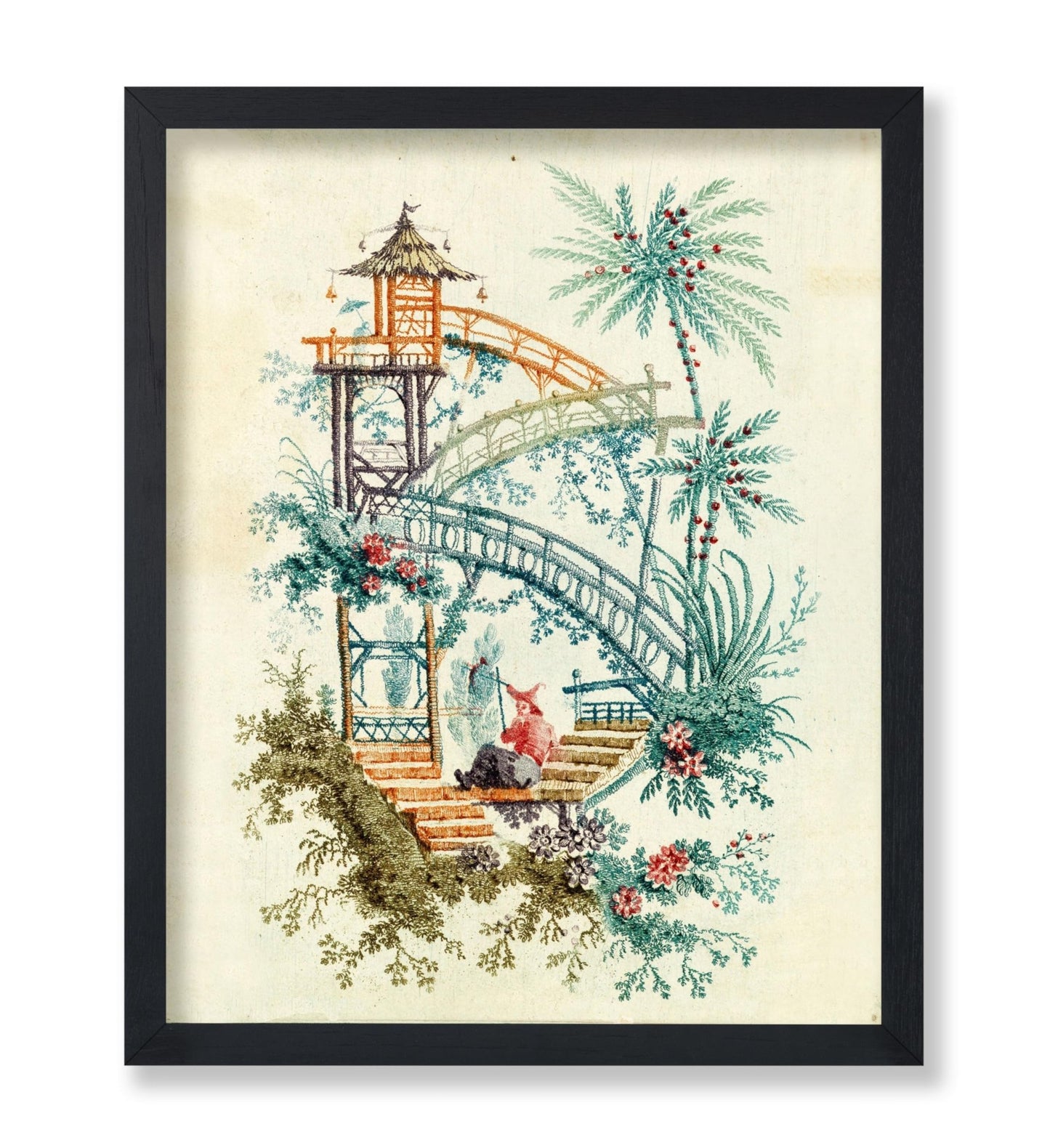Waterfall Chinoiserie