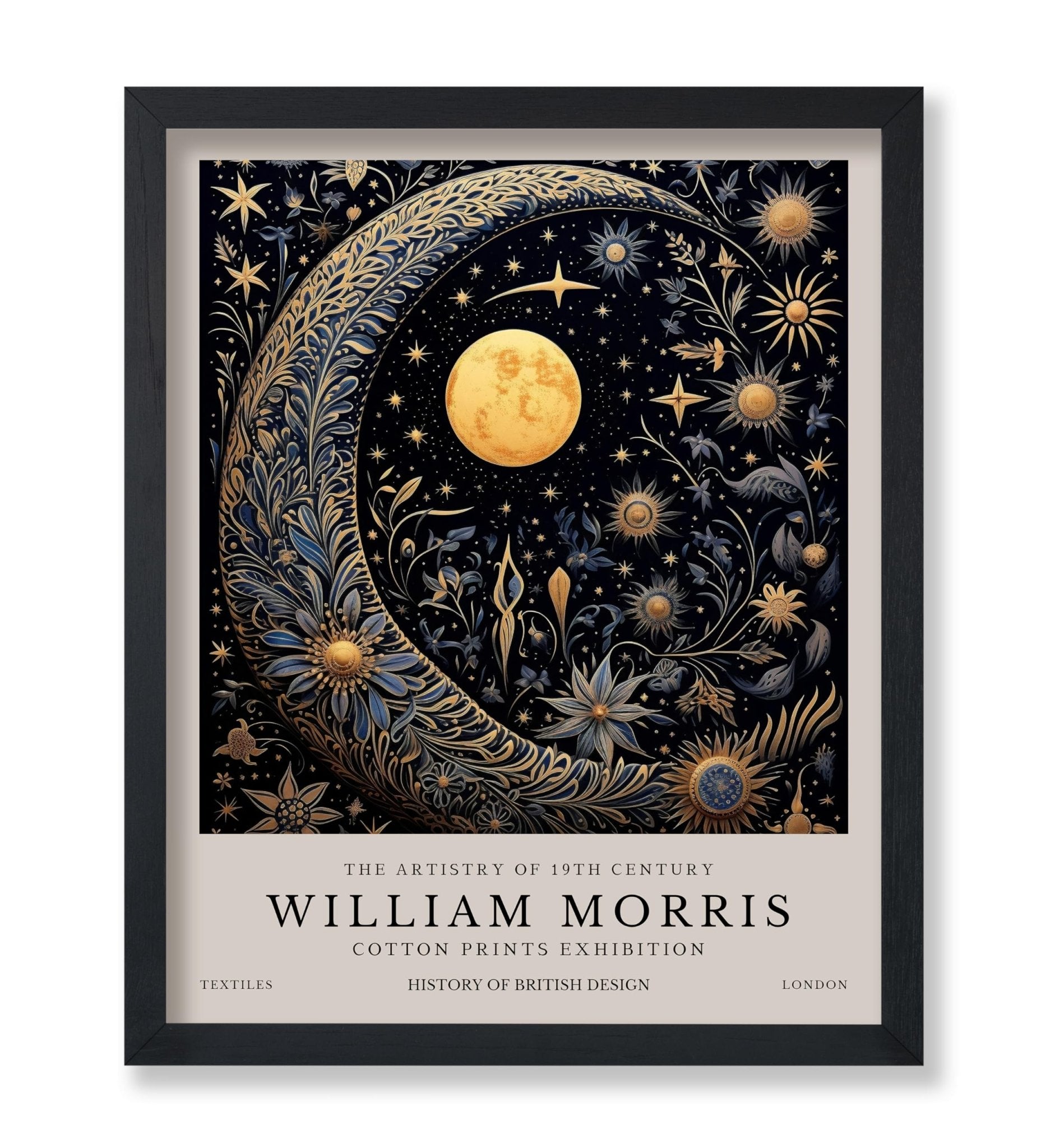 William Morris - Moon & Stars No1