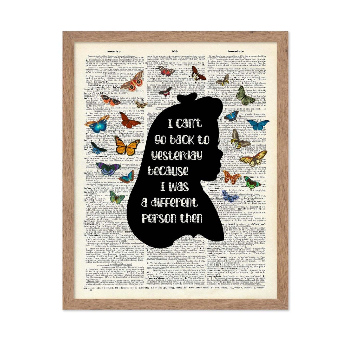 Alice In Wonderland I Can't Go Back To Yesterday No3