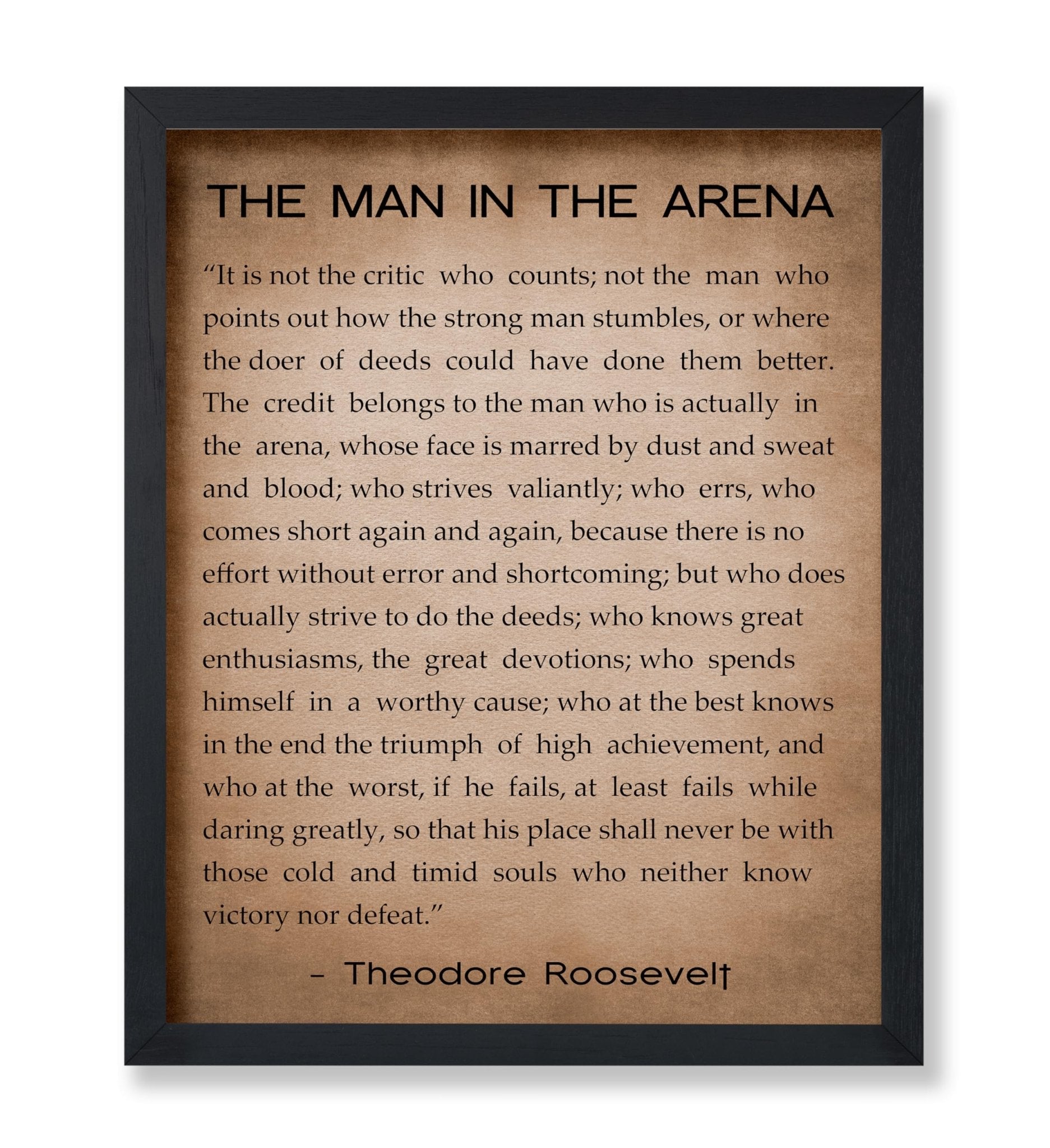 Man in the Arena