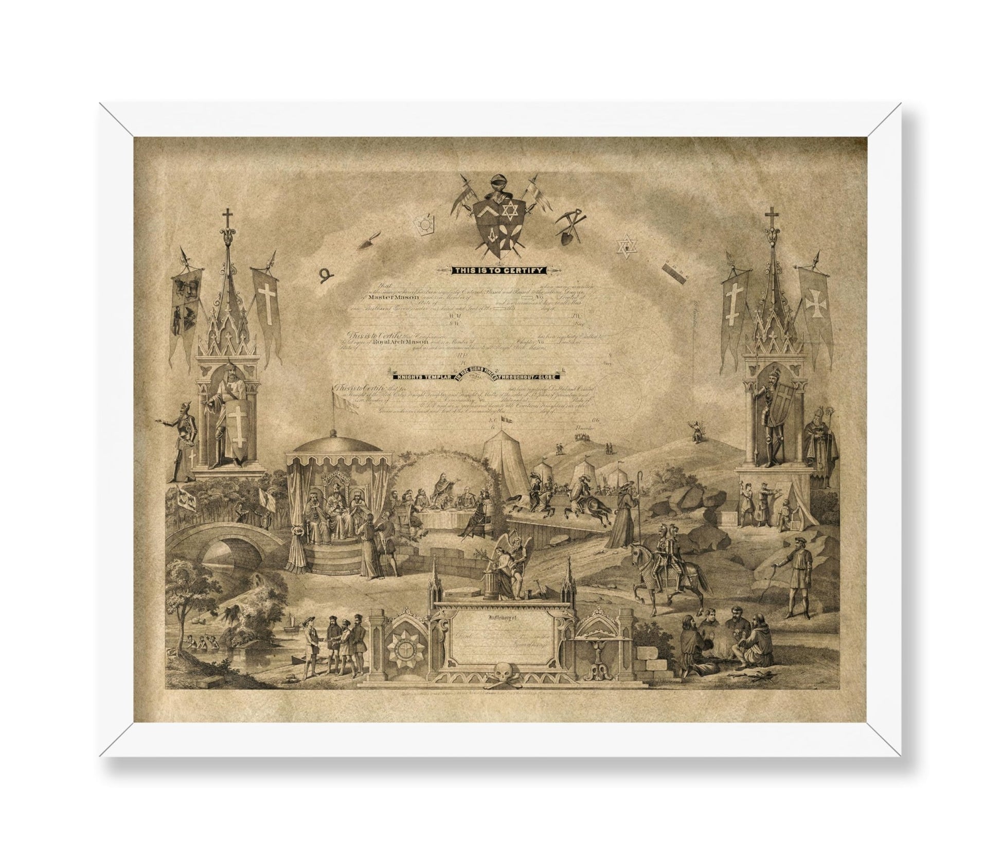 Knight's Templar Certificate